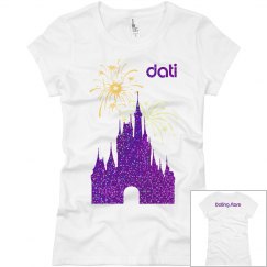 CW DATI CASTLE GLITTER TOP