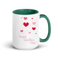 15oz Ceramic Mug with Color Inside