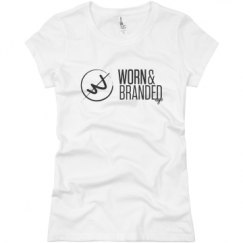 Ladies Slim Fit Basic Promo Jersey Tee