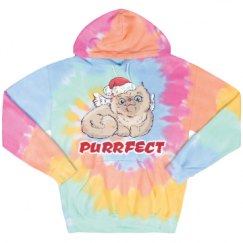 Unisex Tie-Dye Fleece Hoodie