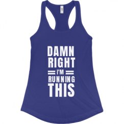 Ladies Slim Fit Racerback Tank Top