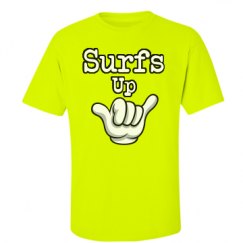 Unisex Ultra Cotton Safety Neon Crewneck Tee