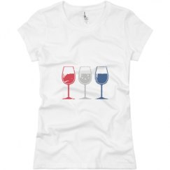 Ladies Slim Fit Basic Promo Jersey Tee