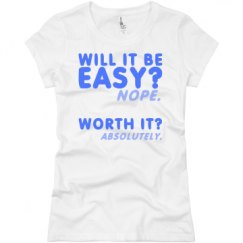 Ladies Slim Fit Basic Promo Jersey Tee