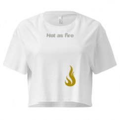 Ladies Festival Cali Crop Top Tee