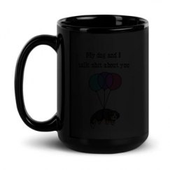 15oz Black Glossy Mug