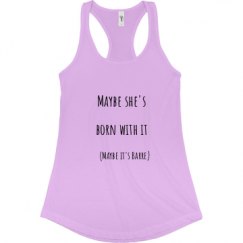 Ladies Slim Fit Racerback Tank Top