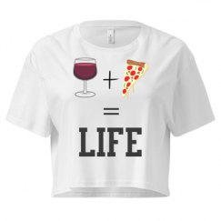 Ladies Festival Cali Crop Top Tee