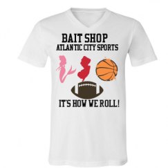 Unisex V-Neck Jersey Tee