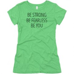 Ladies Slim Fit Super Soft Triblend Tee