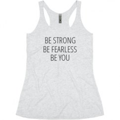 Ladies Slim Fit Super Soft Racerback Triblend Tank