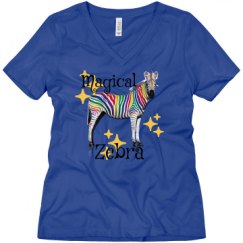 Ladies Relaxed Fit V-Neck Tee