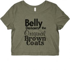 Ladies Slim Fit Crop Top Tee