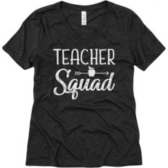 Ladies Relaxed Fit Super Soft Triblend V-Neck Tee