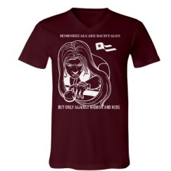 Unisex V-Neck Jersey Tee