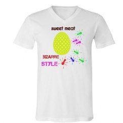 Unisex V-Neck Jersey Tee