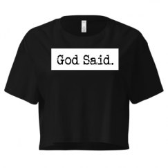 Ladies Festival Cali Crop Top Tee