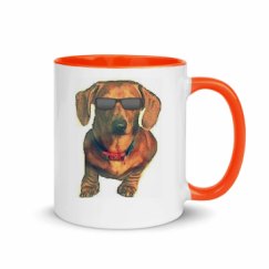 11oz Ceramic Mug with Color Inside