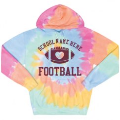 Unisex Tie-Dye Fleece Hoodie
