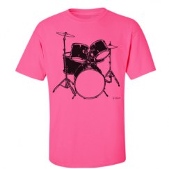 Unisex Ultra Cotton Safety Neon Crewneck Tee