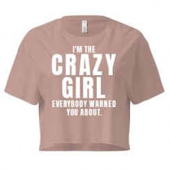 Ladies Festival Cali Crop Top Tee