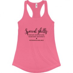 Ladies Slim Fit Racerback Tank Top