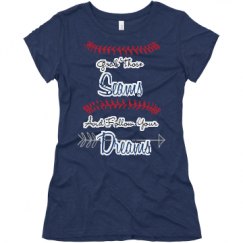 Ladies Slim Fit Super Soft Triblend Tee