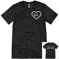 Short Sleeved TNM Heartbeat Tee - BK/WH/GY