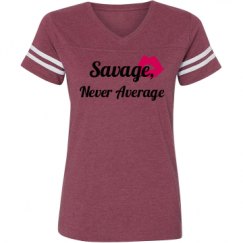 Ladies Relaxed Fit Vintage Sports Tee