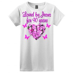 PINK FLORAL 90TH BIRTHDAY PRAYER