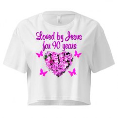 Ladies Festival Cali Crop Top Tee