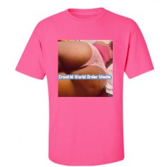 Unisex Ultra Cotton Safety Neon Crewneck Tee