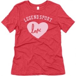 Ladies Relaxed Fit Super Soft Triblend Tee