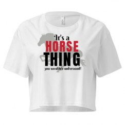 Ladies Festival Cali Crop Top Tee