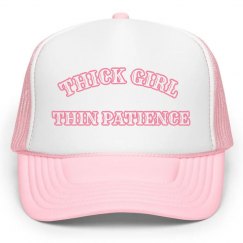 Thick girl thin patience hat