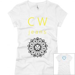  CW❤️ slim fit neon tee