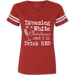 Ladies Relaxed Fit Vintage Sports Tee