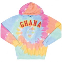 Unisex Tie-Dye Fleece Hoodie