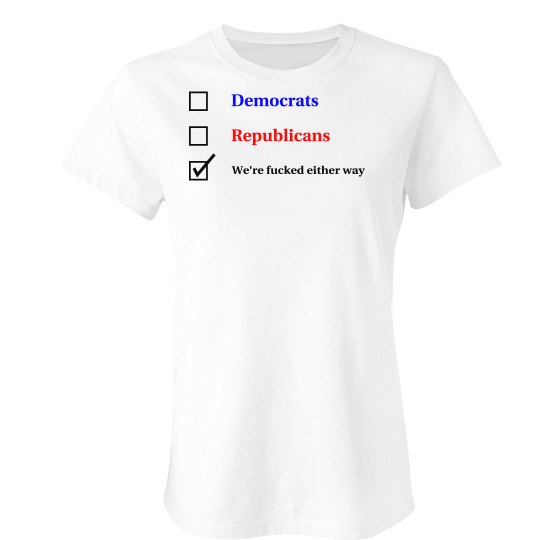 Election Ballot - We're Fucked