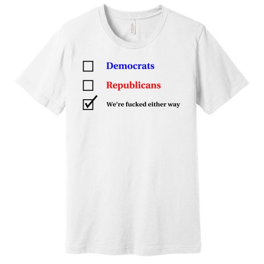 Election Ballot - We're Fucked