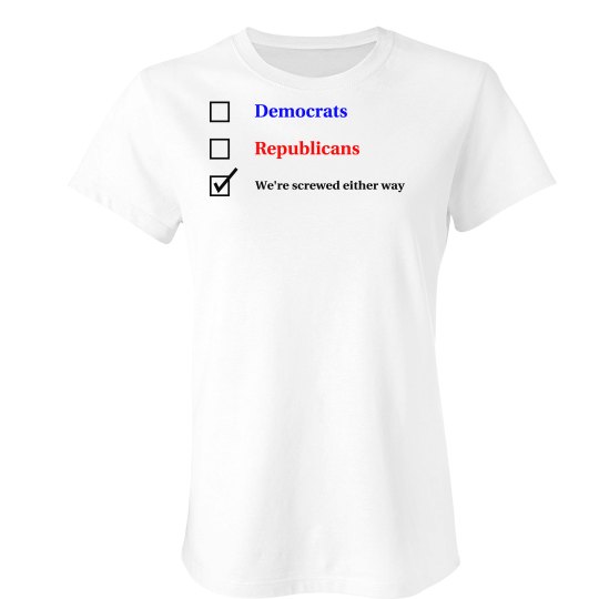 Election Ballot - We're Screwed Election Ballot - We're Screwed