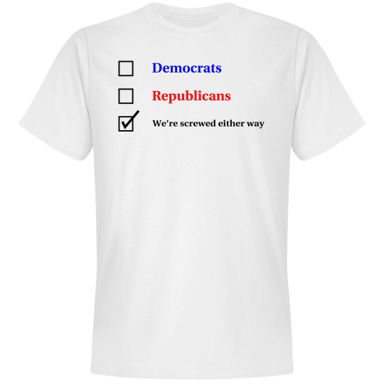 Election Ballot - We're Screwed