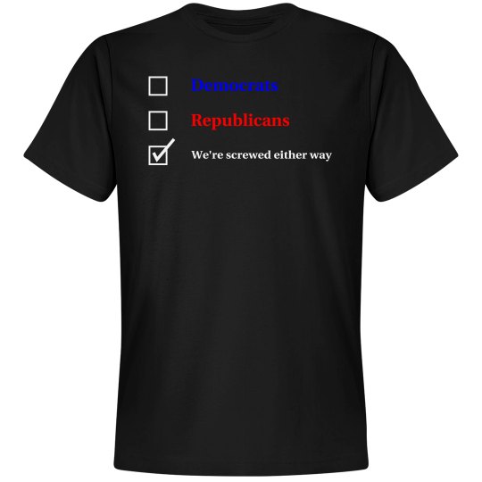 Election Ballot - We're Screwed