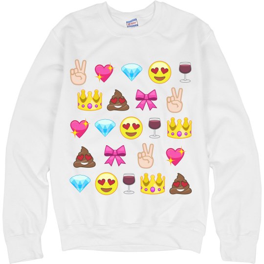 emoji sweatshirt