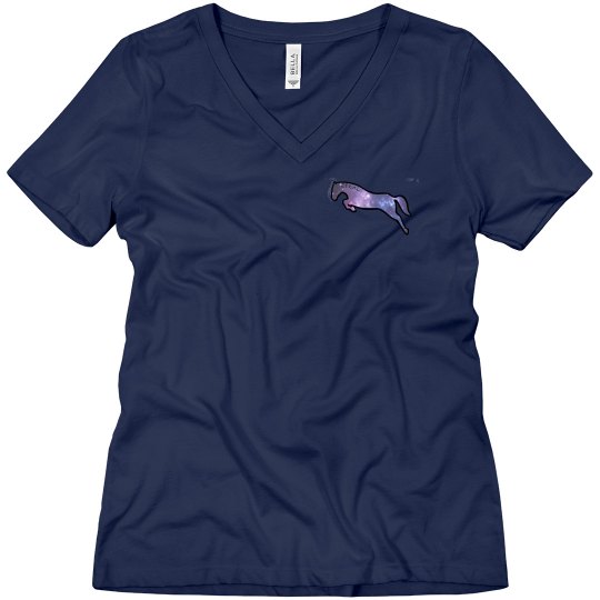 Equestrian Fierce Galaxy V-Neck