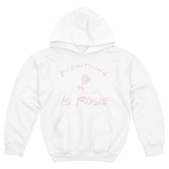 Everything Is Rosie Hoodie in White