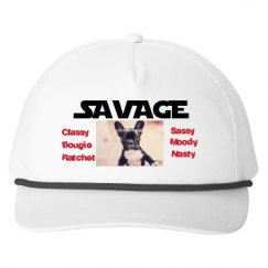 Snapback Five-Panel Rope Hat