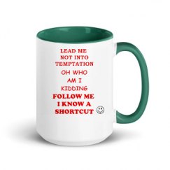 15oz Ceramic Mug with Color Inside