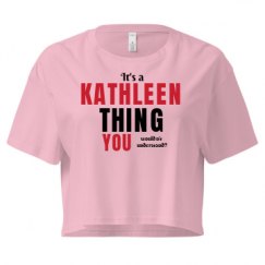 Ladies Festival Cali Crop Top Tee