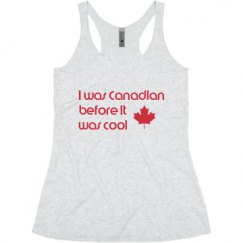 Ladies Slim Fit Super Soft Racerback Triblend Tank